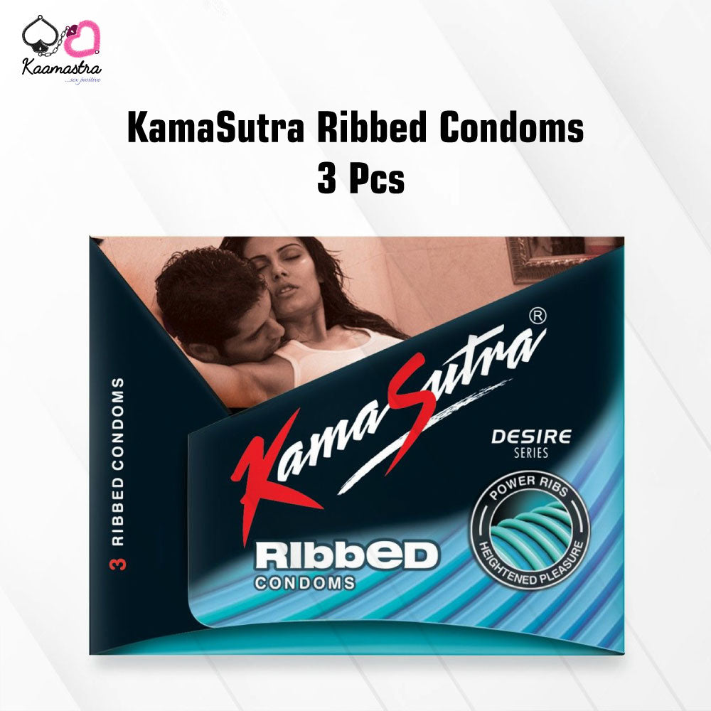 KamaSutra Ribbed Condoms 3 Pcs