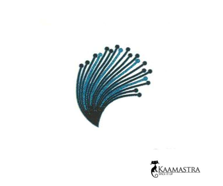 The Blue Peacock Spread Body Jewel