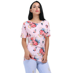 Kaamastra Casual Regular Sleeve Floral Print Women's Top