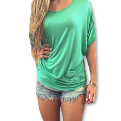 Kaamastra Polycotton Patchwork T-Shirt for Women