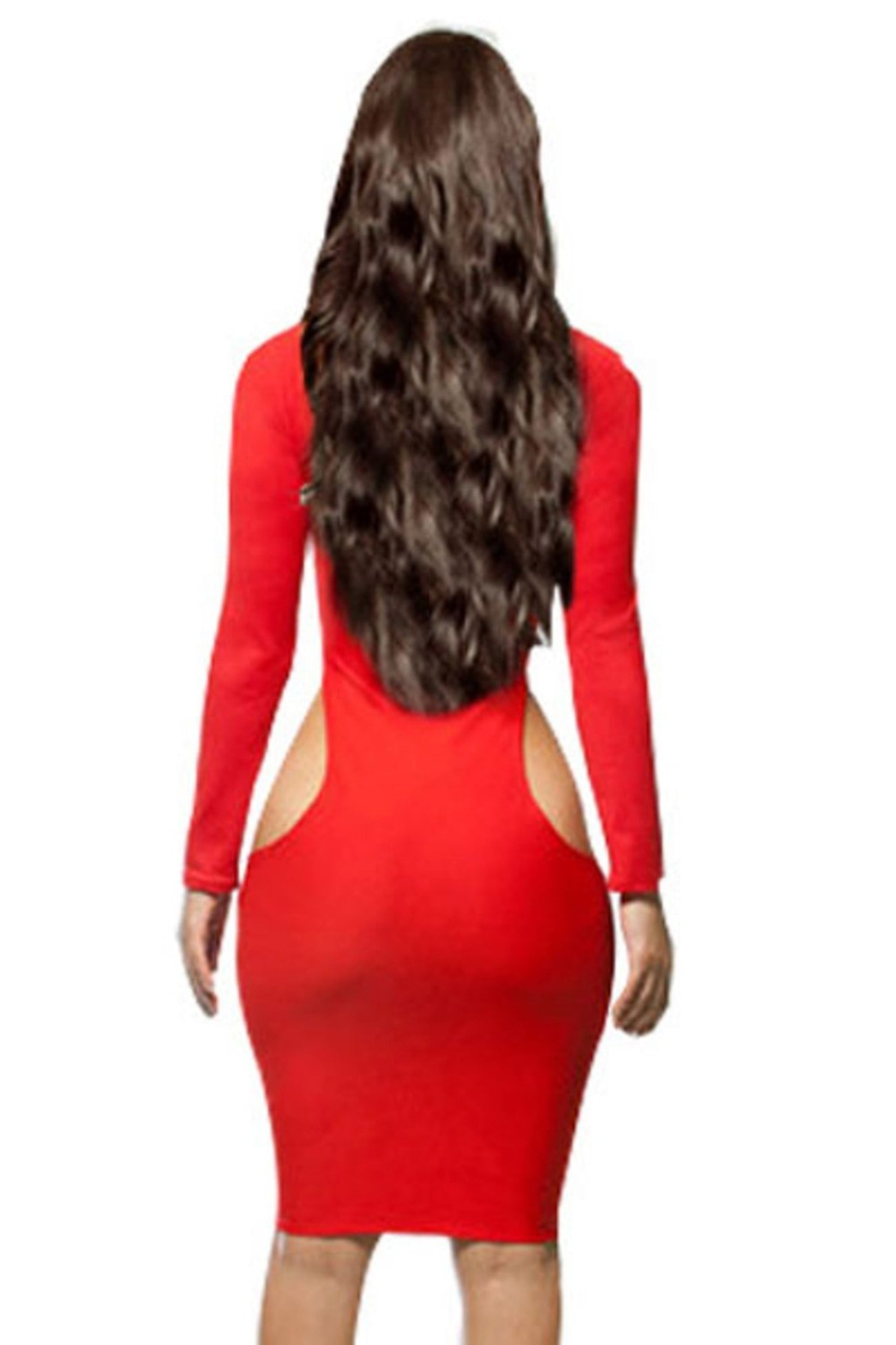 Kaamastra Sexy Red Dress