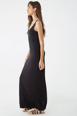 Kaamastra Nude Ruffles Halter Neck Dress