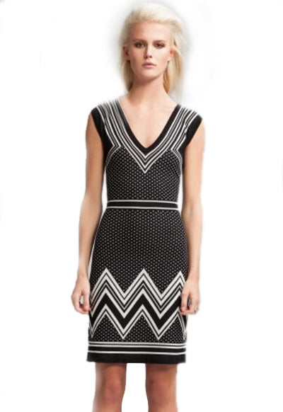 Kaamastra Trendy Cutout Polka Dot Print Dress