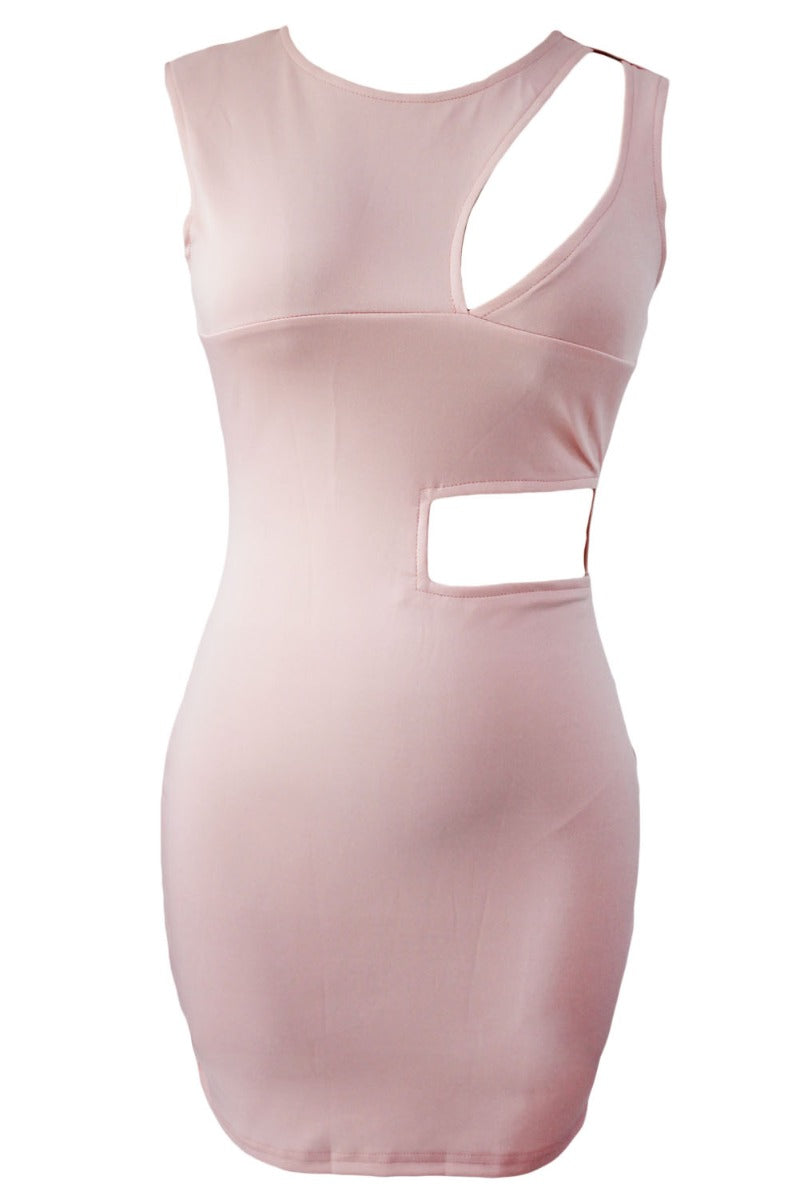 Kaamastra Pink Polyester Mini Party Dress