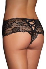 Kaamastra Black Lace Naughty Knicker