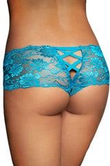 Kaamastra Woman Blue Lace Naughty Knicker