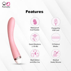 Kaamastra SPARK OF LOVE Silicone USB Vibrator