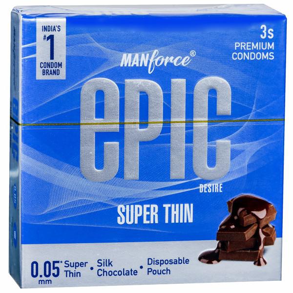 Manforce Epic Desire Chocolate Condom Pack of 3