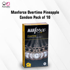 Manforce Overtime Pineapple Condom Pack of 10