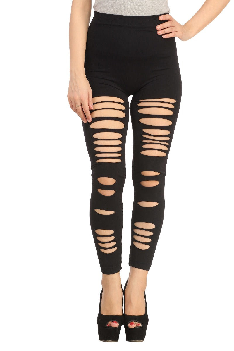 Kaamastra Shredded Panels Legging