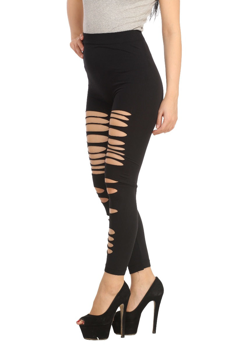 Kaamastra Shredded Panels Legging