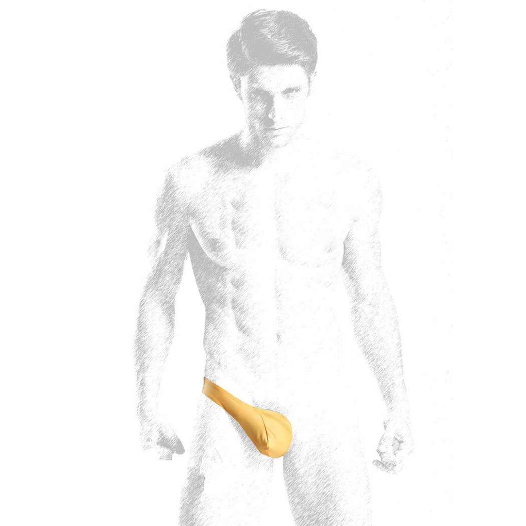 Kaamastra Bulge Men Yellow Latex Half Thong