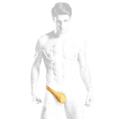 Kaamastra Bulge Men Yellow Latex Half Thong