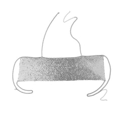 Kaamastra Silver Sequins Bra