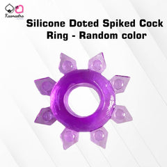 Kaamastra Silicone Doted Spiked Cock Ring