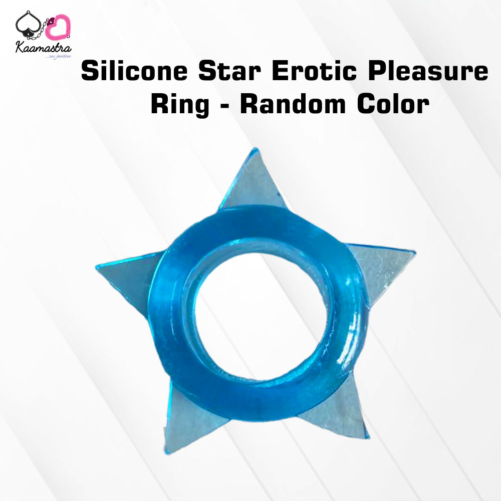 Star Shaped Erotic Pleasure Ring for Men from Kaamastra
