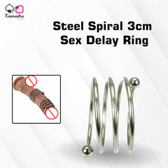 Kaamastra Steel Spiral Delay Ring
