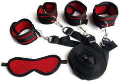 Kaamastra Bed Restraint Kit With Eyemask- Red
