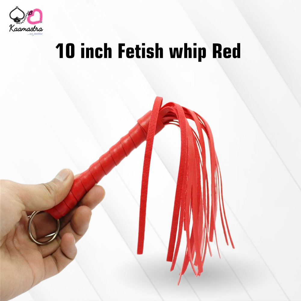 Kaamastra 10 inch Fetish whip Red