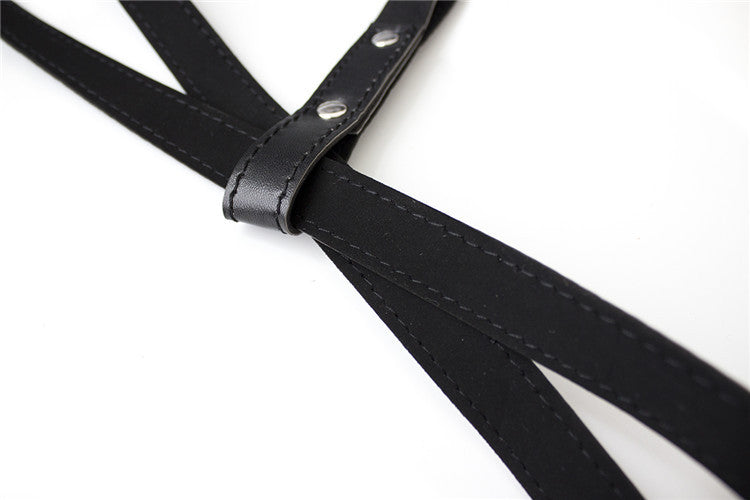 Kaamastra Leather Harness Open Bra