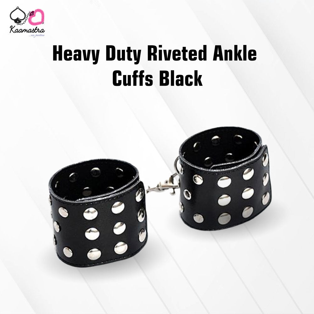Kaamastra Heavy Duty Riveted Ankle Cuffs