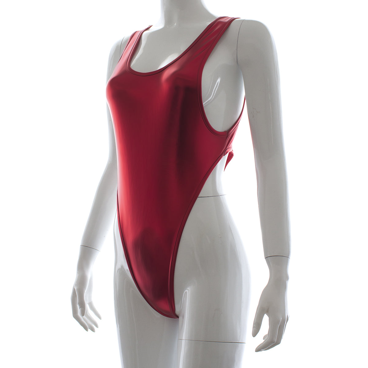 Kaamastra Latex One Piece Bikini Red