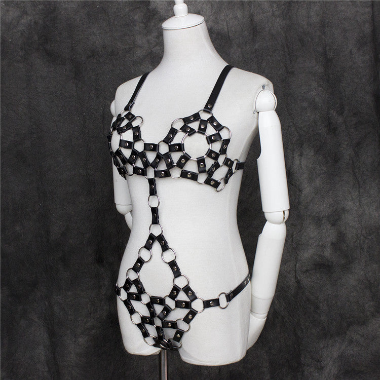 Kaamastra Sexy Riveted Open Teddy