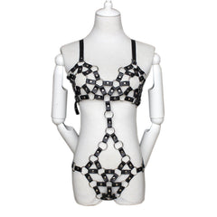 Kaamastra Sexy Riveted Open Teddy