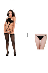 Kaamastra Suspender BodyStockings & Free Thong