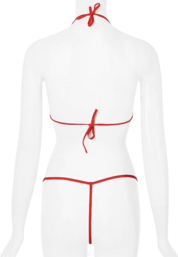 Kaamastra Women Red Open Crotch Lingerie Underwear Hot Transparent Erotic Sexy Teddy