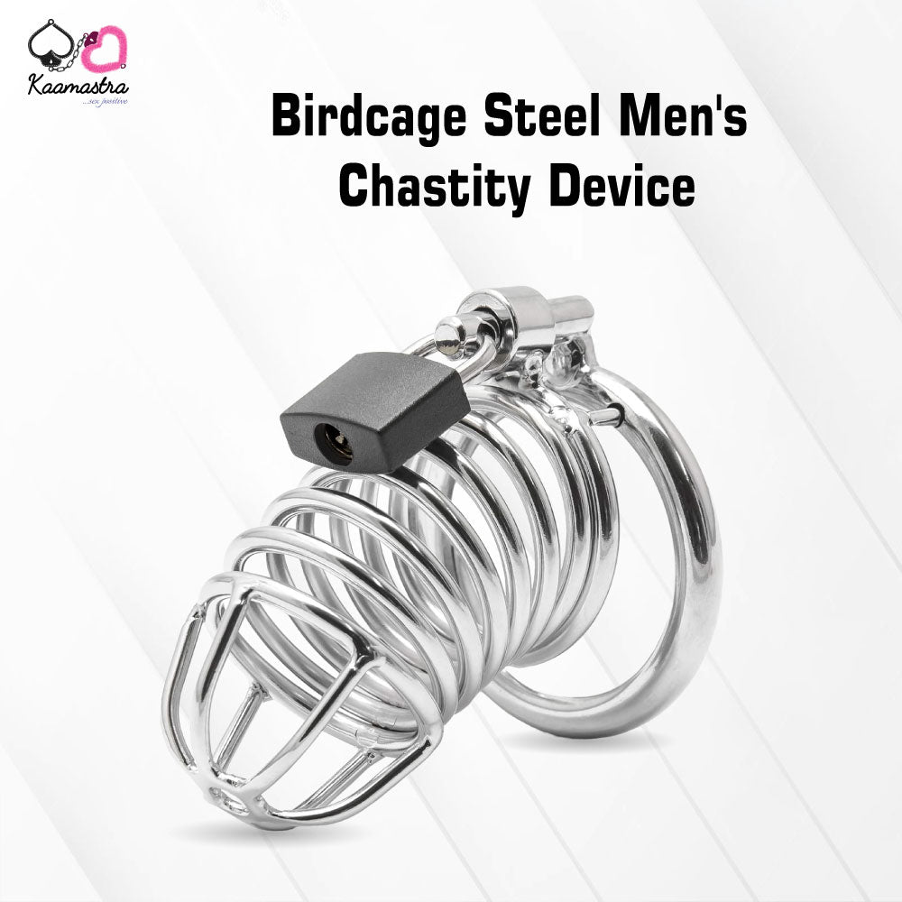 Kaamastra Birdcage Steel Men's Chastity Device