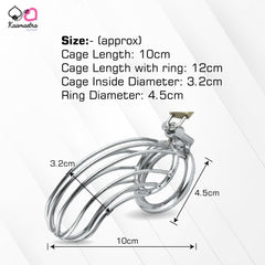 Kaamastra Male Chastity Device Metal Wire Cage