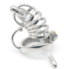 Kaamastra Men's Stainless Steel With Catheter Curved Chasing Lock