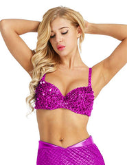 Kaamastra Women Sequins Bra Pink