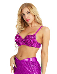 Kaamastra Women Sequins Bra Pink