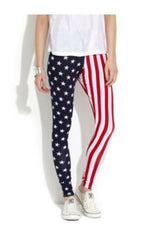 Kaamastra American Flag Print leggings