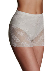 Kaamastra White Floral net Shorts