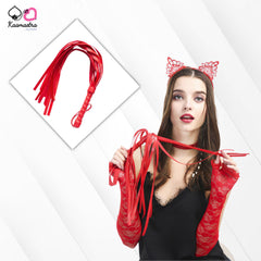 Kaamastra Red 19 inch PU Willy Whip