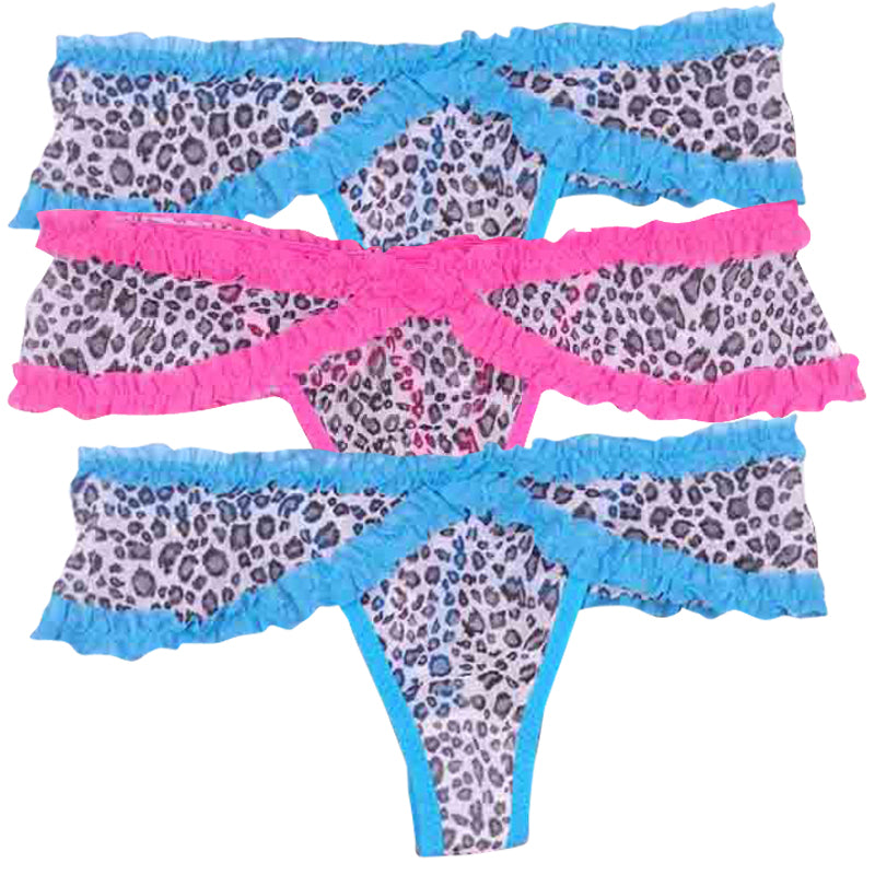 Kaamastra Women's Breathable Butterfly G-String Underwear (Pack Of 3)
