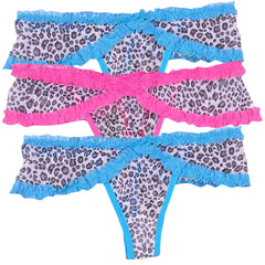 Kaamastra Women's Breathable Butterfly G-String Underwear (Pack Of 3)