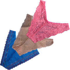 Kaamastra Women's G-String Panties Thongs Underwear (Pack Of 3)