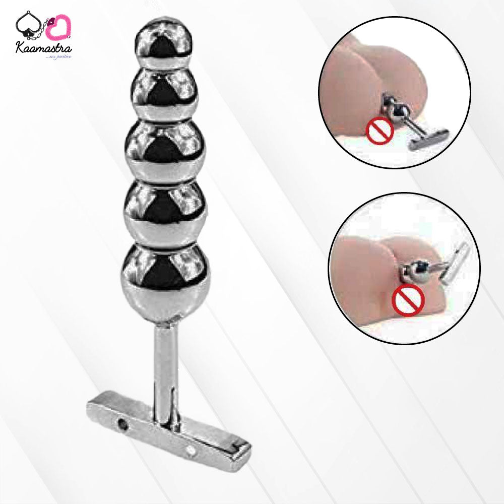 Buy Kaamastra Steel Bead Plug - Weighted Anal Toy Buy Kaamastra Steel Bead Plug - Weighted Anal Toy