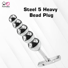 Beaded anal plug on Kaamastra ANL Plug