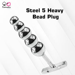 Kaamastra Steel 5 Heavy Bead Plug