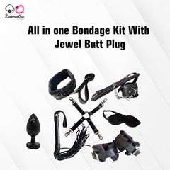 Kaamastra All in one Bondage Kit With Jewel Butt Plug