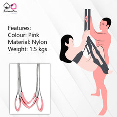 Kaamastra Heavy Duty Pink Sex Swing