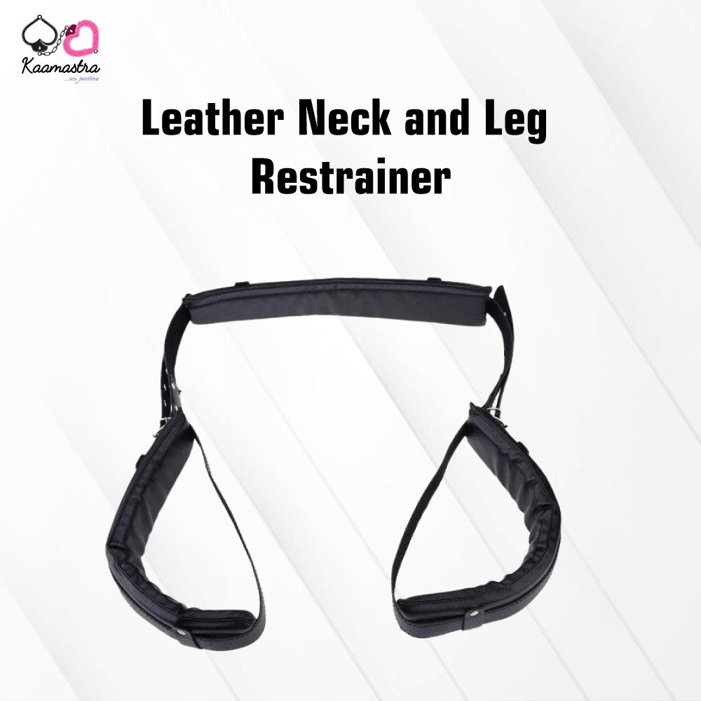 Kaamastra Leather Neck and Leg Restrainer