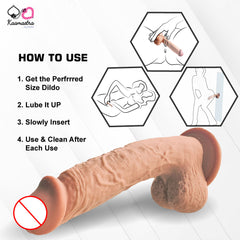 how to use silicone dildo on Kaamastra