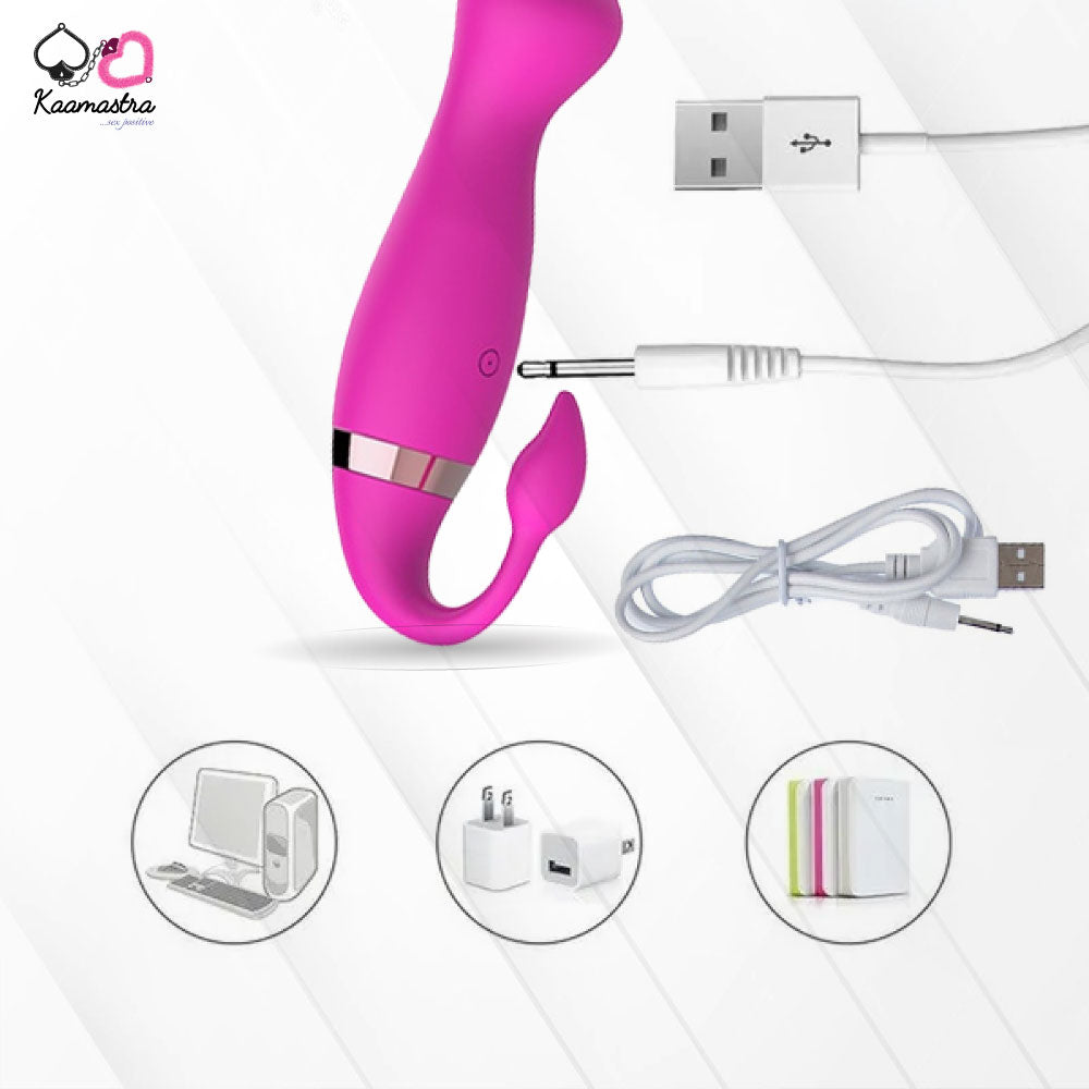 Kaamastra Pink Rabbit Double Motor Vibrations Sex Toy for Women
