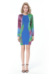 Kaamastra Body Plum Dress